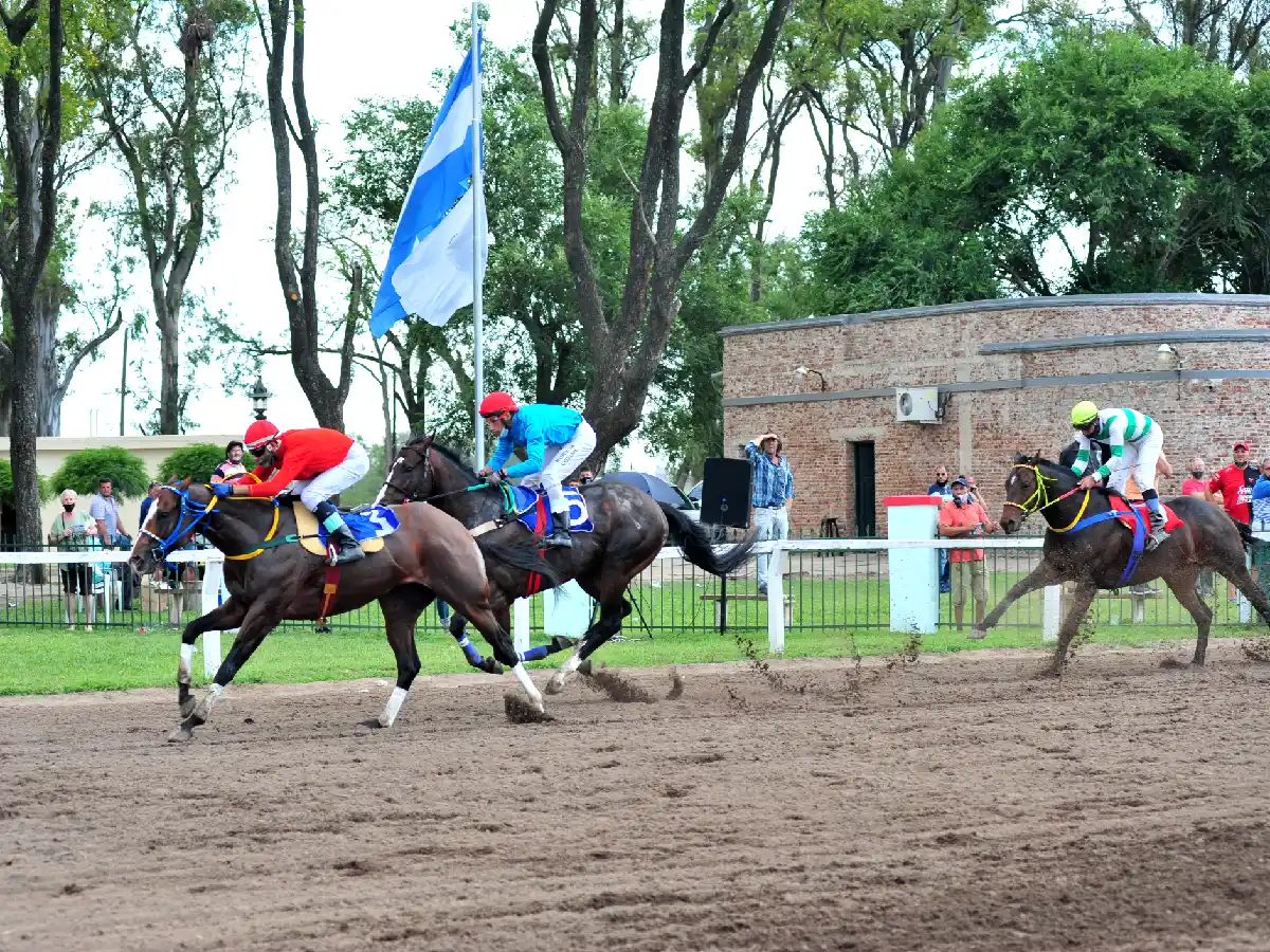 Atrayente reunión en el hipódromo local