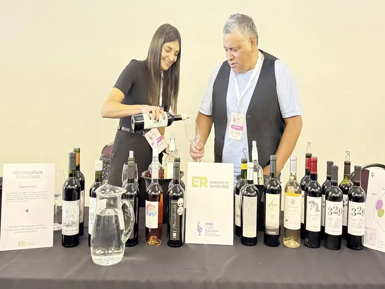 Entre Ríos presentó sus vinos en el Concurso Nacional de Sommeliers