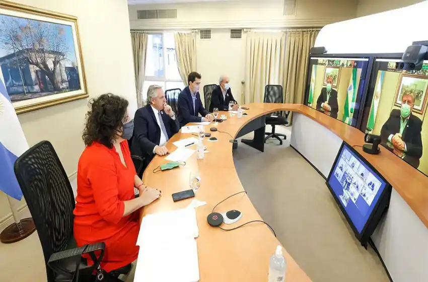 Reunión clave entre Alberto Fernández y gobernadores por el vencimiento del decreto nacional