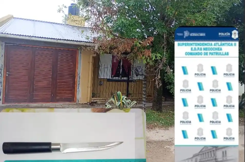Escenario. El inmueble de calle 39 bis al 300, donde ocurrió el feroz incidente ayer a la mañana