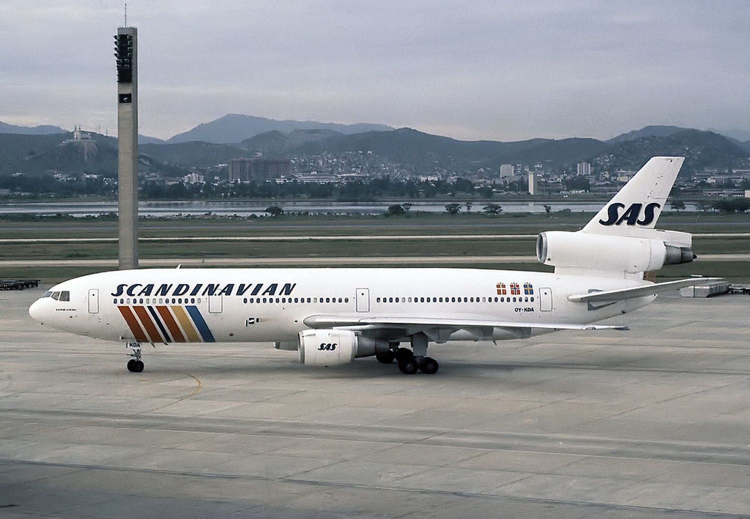 #TBT: Los vuelos de Scandinavian Airlines System (SAS) a Sudamérica en 1987