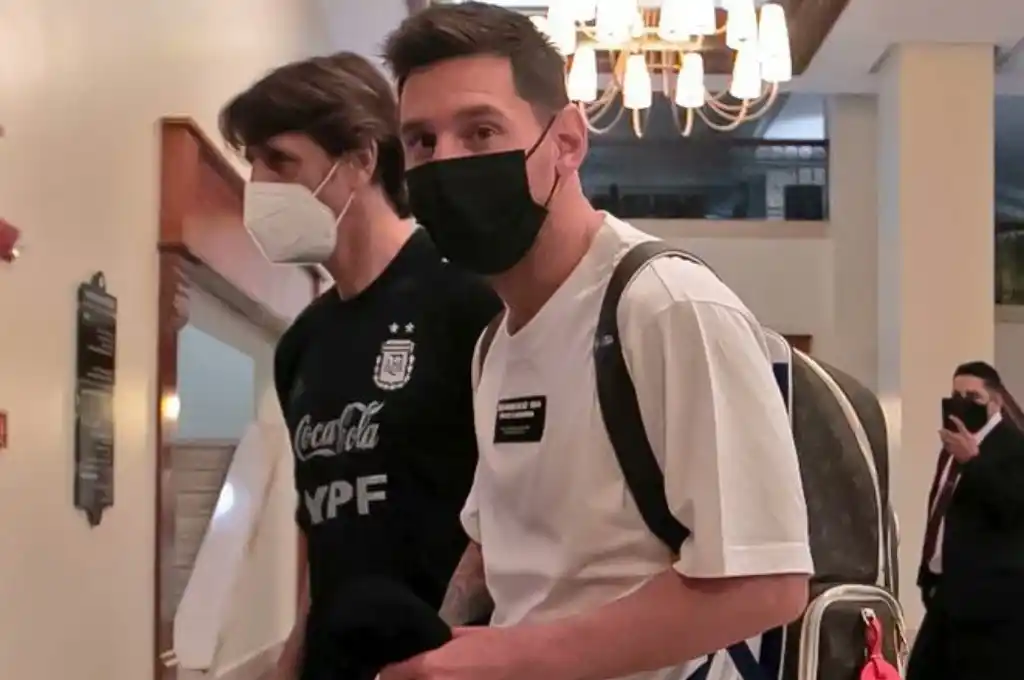 Messi ya está en Venezuela a disposición de Scaloni