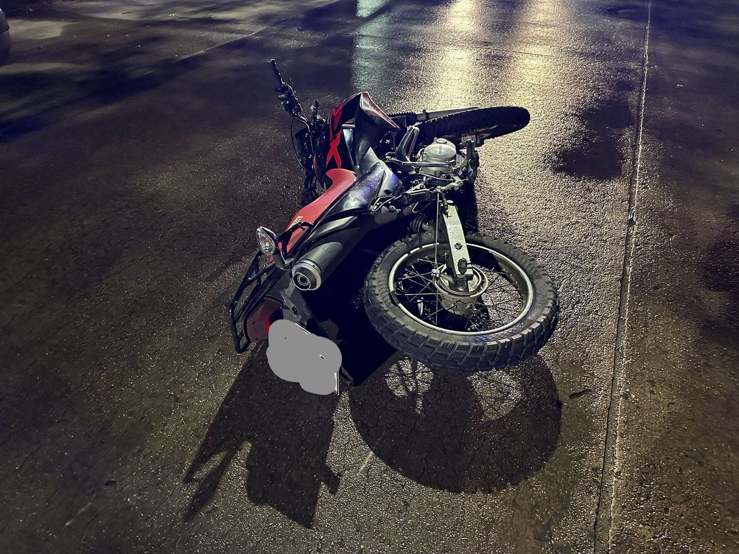 El accidente ocurrió en barrio Hospital.