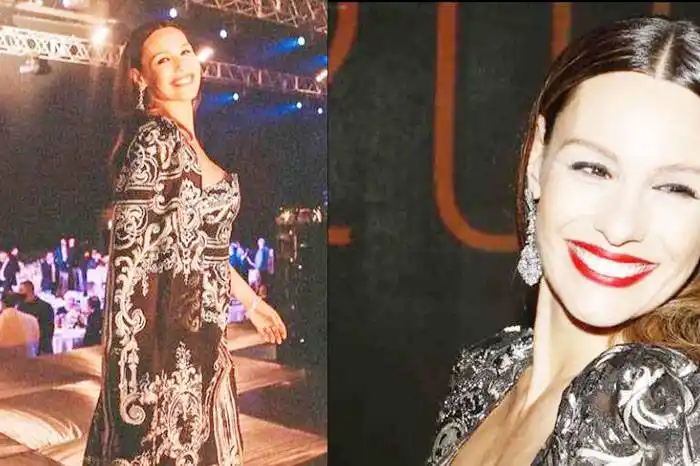 La noche de los  Martín Fierro de cable  fue �Sla noche de Pampita⬝ 