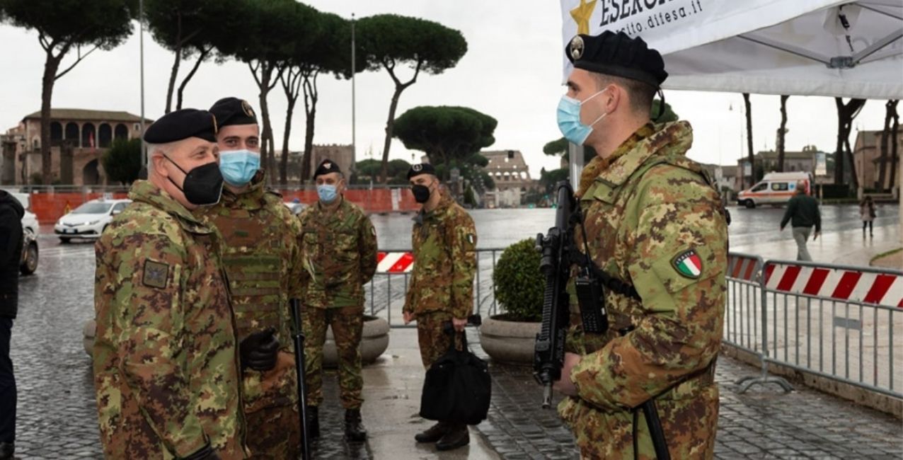 Unidades del Ejército italiano realizarán test de coronavirus
