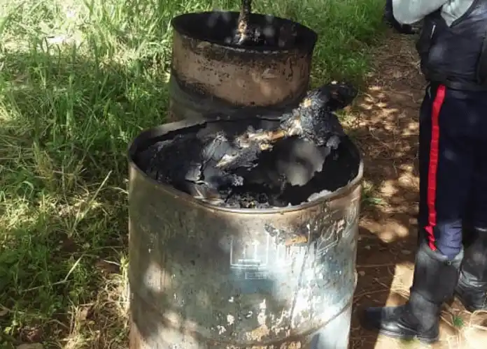 Macabro: localizan cadáveres carbonizados dentro de pipotes de basura en Carabobo