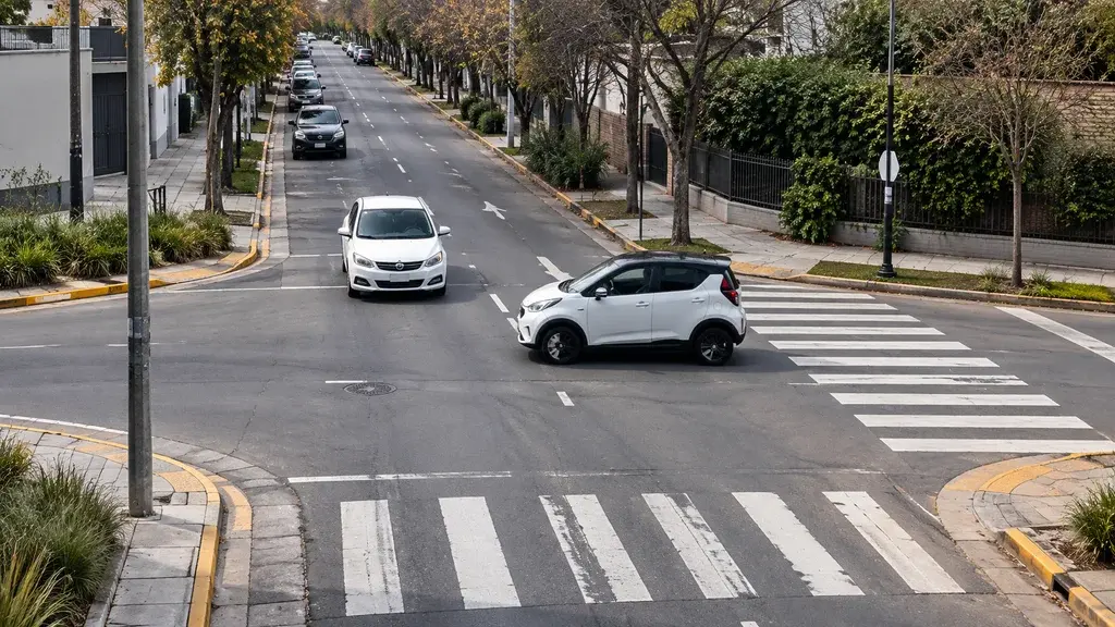 Quién tiene prioridad de paso en las esquinas