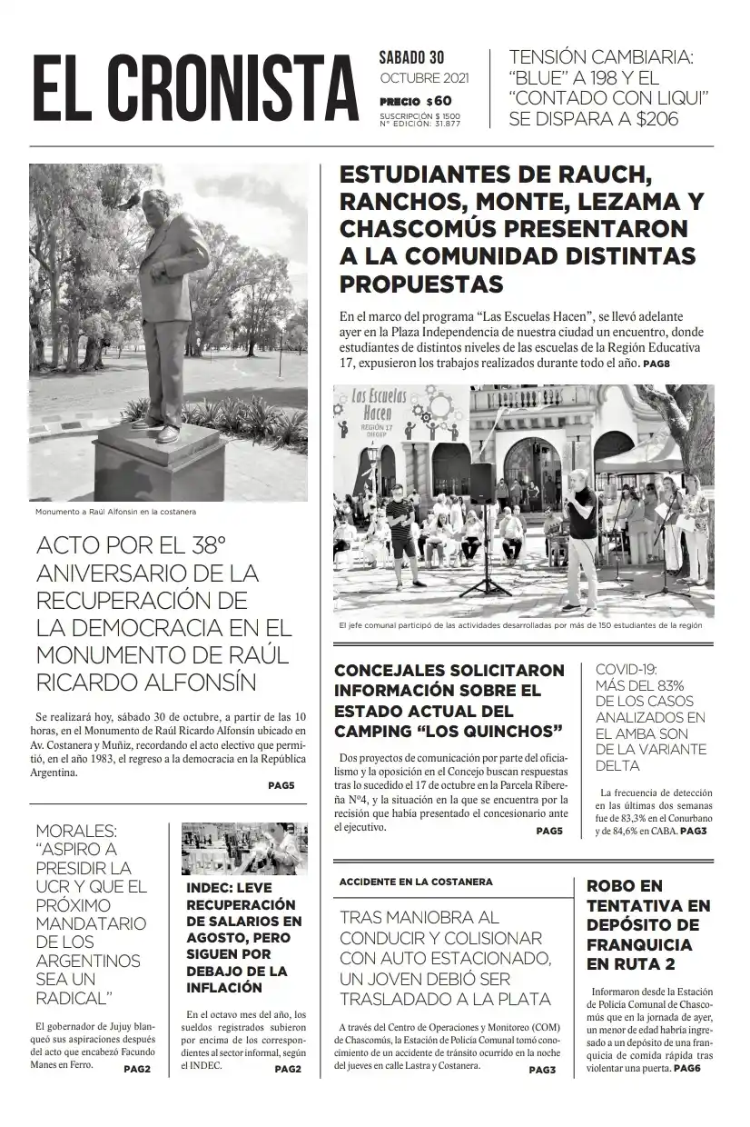 Tapa 30 octubre 2021