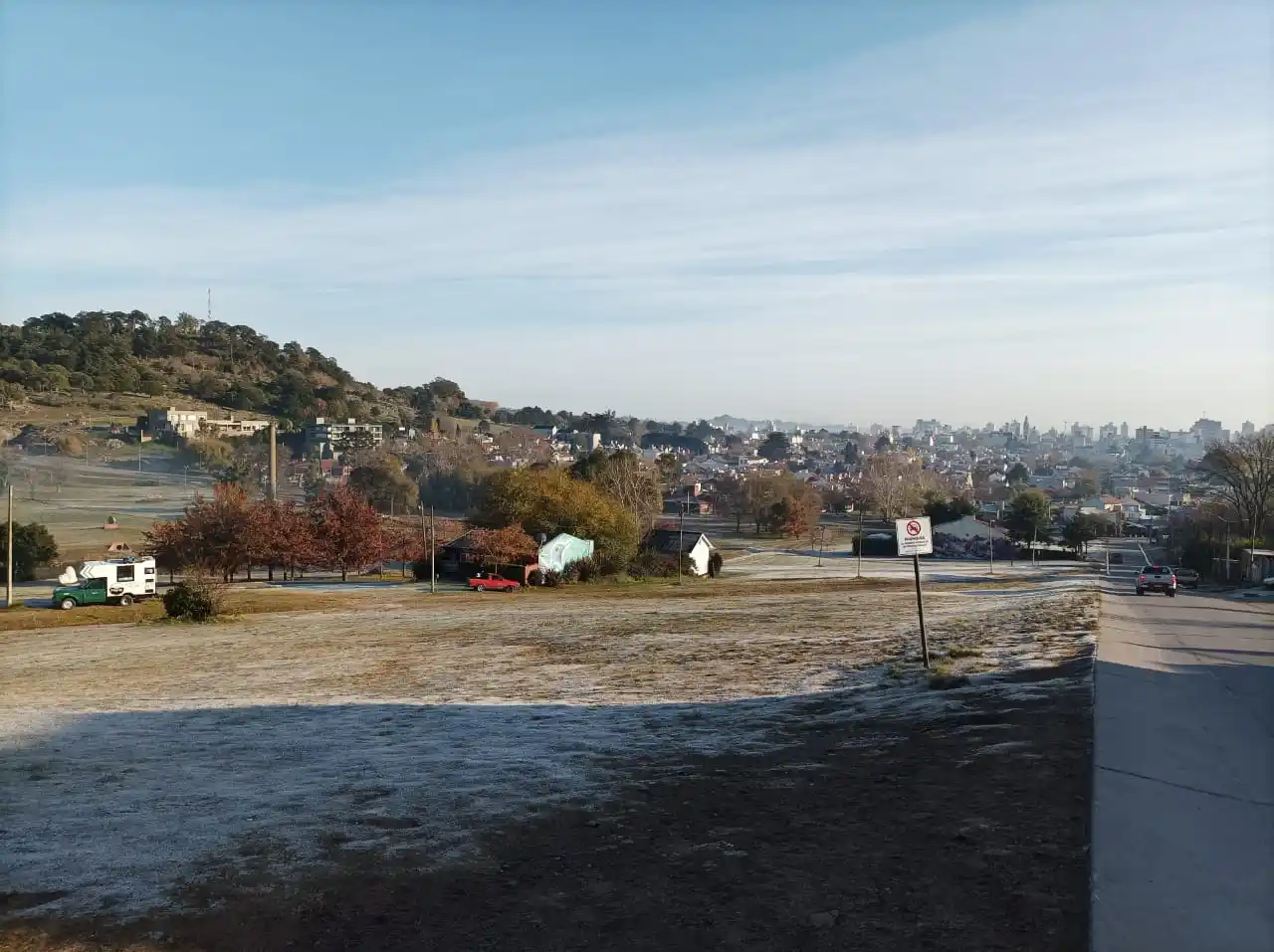 Con -4.8 grados, Tandil fue récord de temperatura baja durante octubre en todo el país