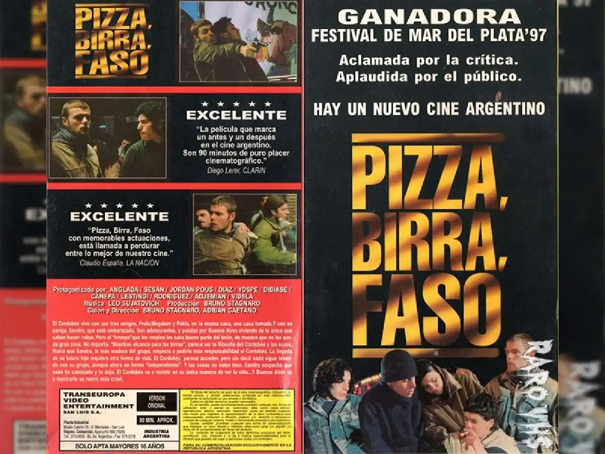 Este jueves se podrá ver “Pizza, birra, faso”  en el Cineclub 