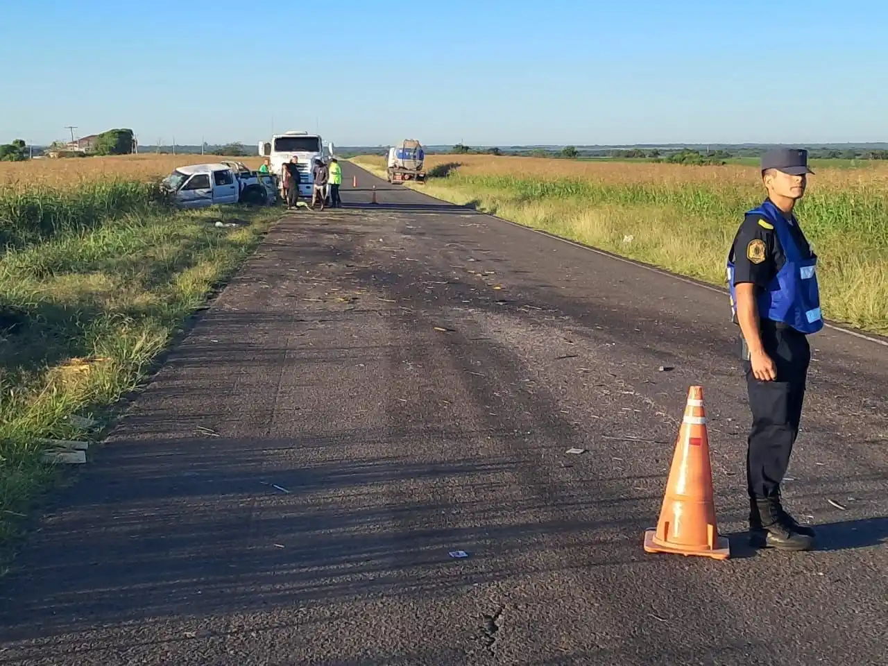 Grave siniestro vial en Ruta Provincial Nº6: un conductor resultó con lesiones de carácter grave