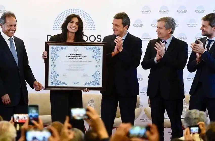 Gabriela Sabatini fue distinguida con una mención de honor
