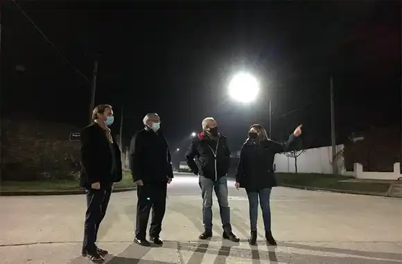 Lunghi supervisó obras de centros de Salud en dos barrios de Tandil