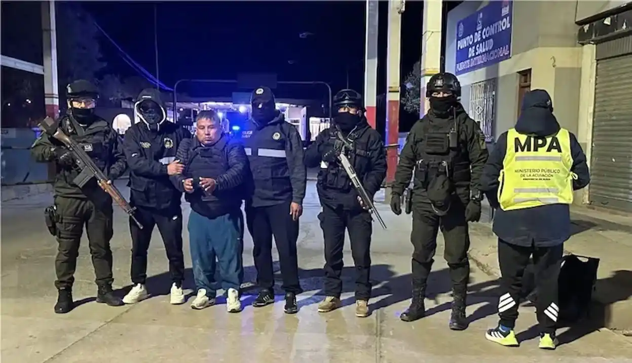 El momento de la detención de Sotacuro