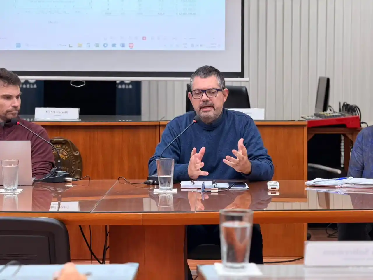 Germán Bottero en el Concejo Municipal