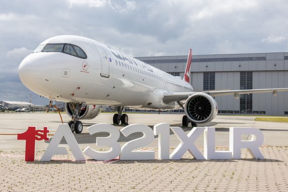 Con un vuelo récord, Qantas recibió su primer Airbus A321XLR