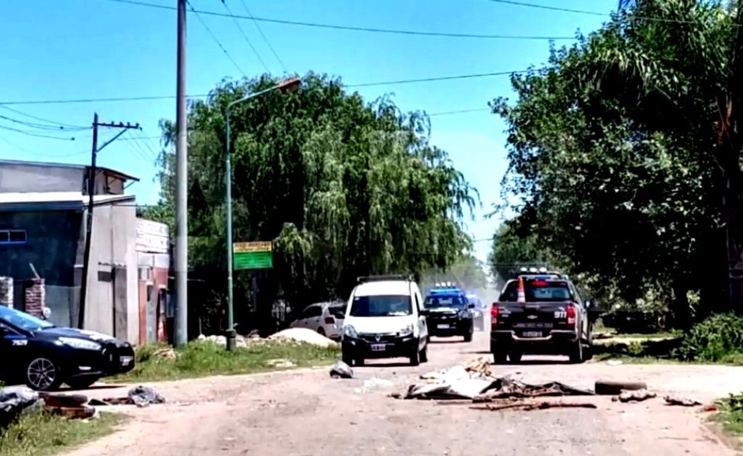 Quema de viviendas y disparos en barrio Las Vegas de Santo Tome