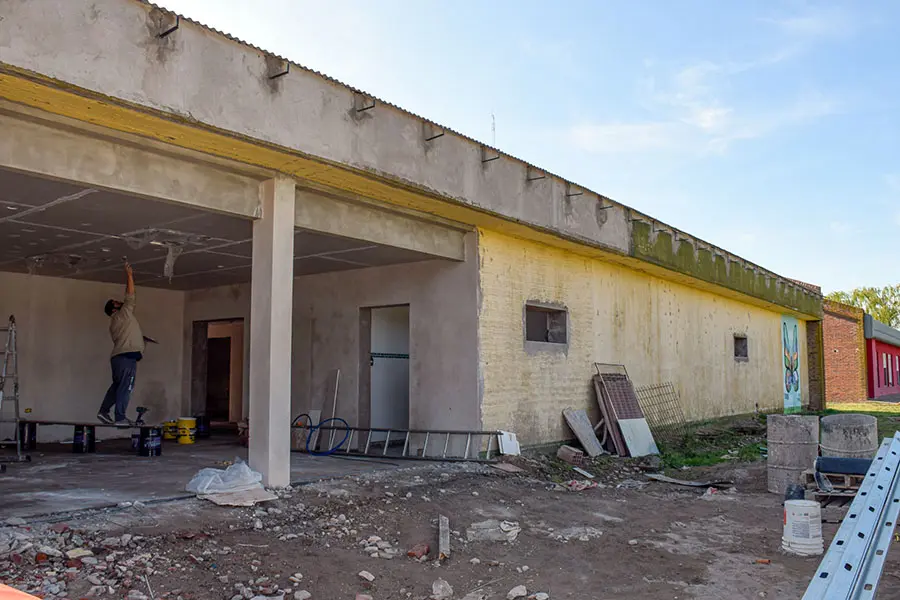 Avanza la obra en el Centro de Diagnósticos de San Cayetano