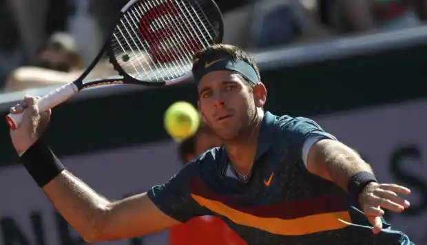 Del Potro va por el pase a los cuartos de final de Roland Garros