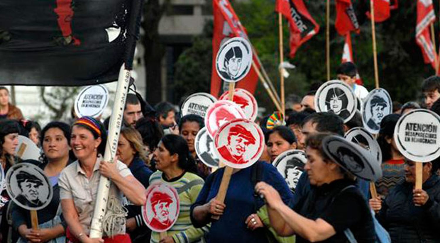 Marcha a 9 años de la desaparición de Jorge Julio López