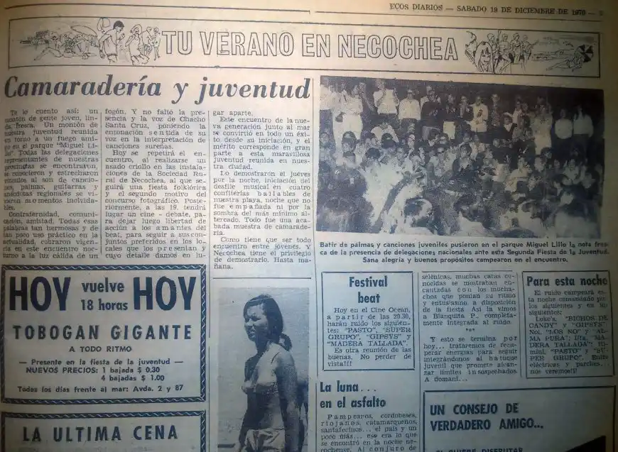 Necochea era invadida por jóvenes de todo el país