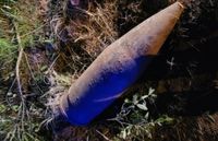 Nuevo hallazgo de un proyectil de cañón en un descampado