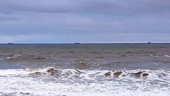 ¿Por qué hay tantos buques frente a Necochea?