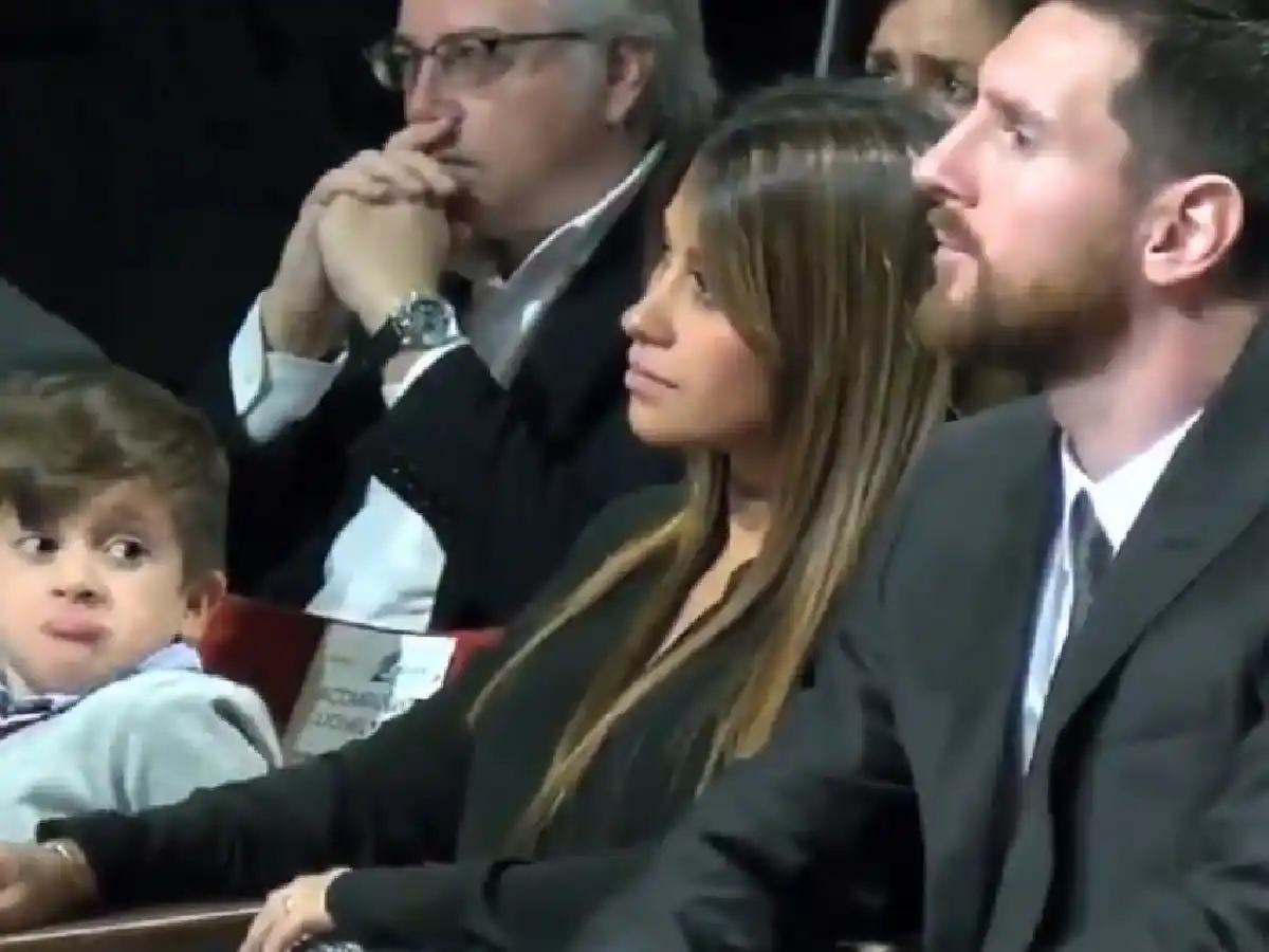 ¿Con quién jugaba Thiago Messi cuando a su papá le entregaban el Botín de Oro?