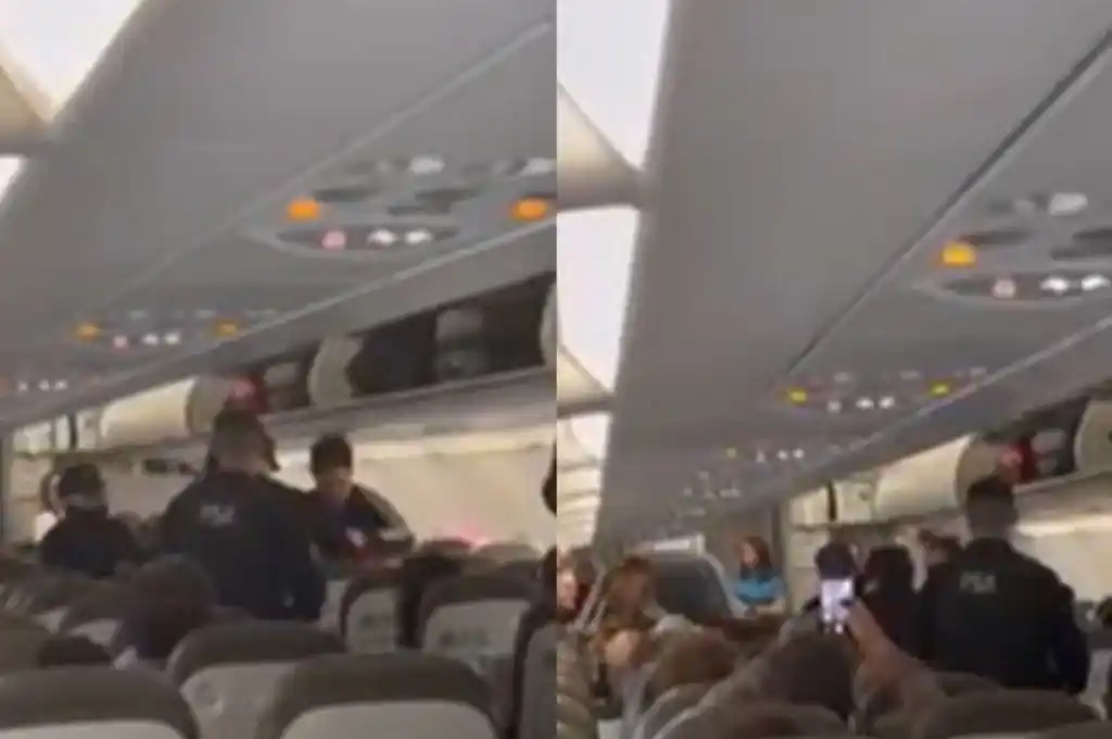 Tensión en un vuelo a Córdoba
