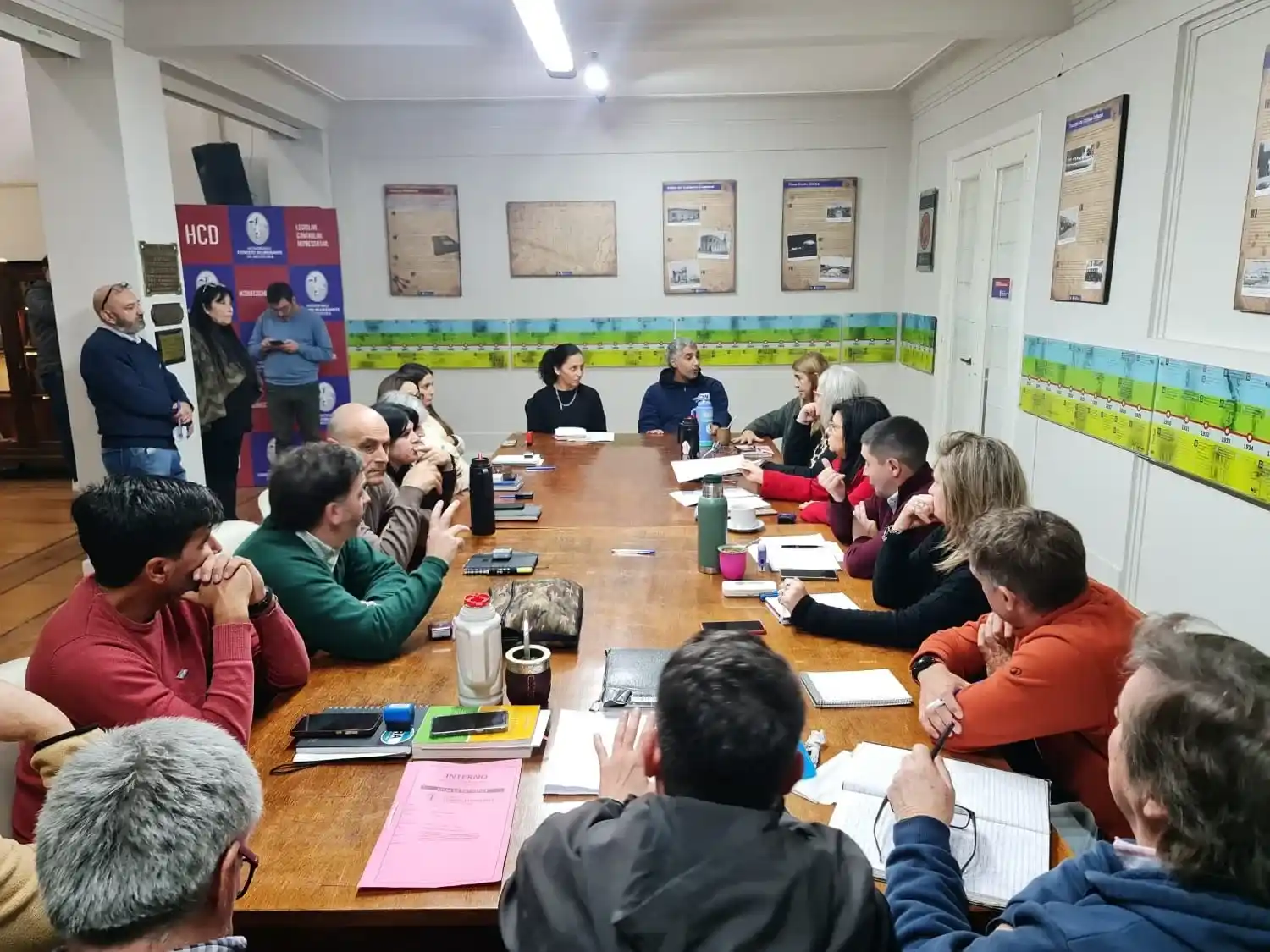 Presentación. La que realizaron los representantes de las empresas de colectivos para un aumento actualizado del valor del boleto