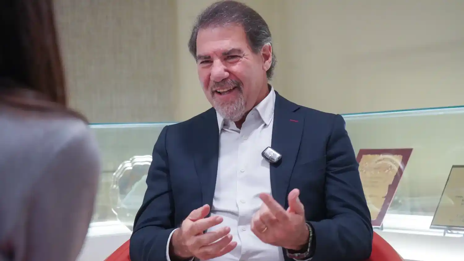 Con Ecos Diarios. Durante una entrevista exclusiva