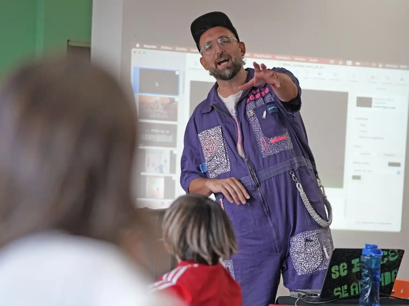 San Spiga. Y su participación en "Necochea a Maradona"