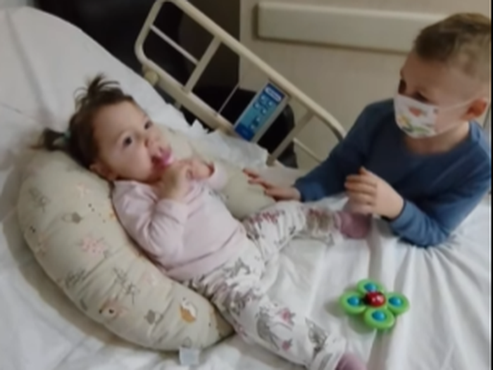 Ines se reencontró con su hermano tras un mes sin verse