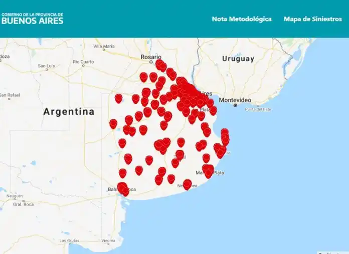 Mapa: ¿cuáles son los distritos del interior con más accidentes fatales en sus calles?