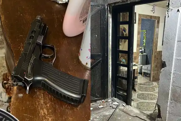 Un hombre hirió a un policía de un disparo y usó a su familia de escudo durante un allanamiento