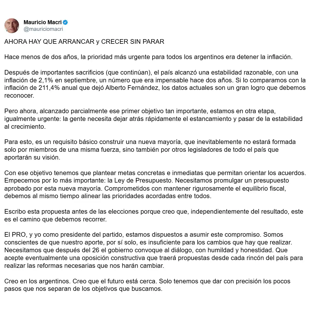 tuit macri