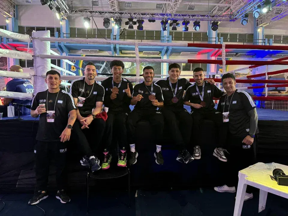 Seleccionado argentino que consiguió cuatro bronces en Brasil. Foto: AAB