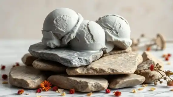 Hicieron un helado en homenaje a La Piedra Movediza