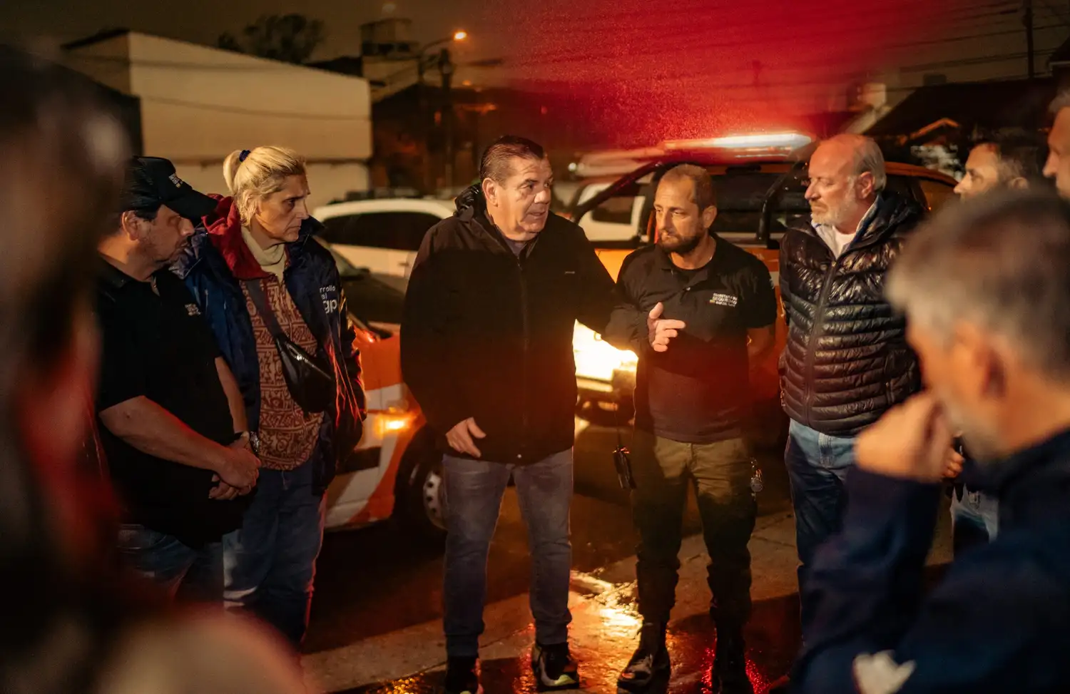 Montenegro abordó cuestiones referidas a la seguridad.