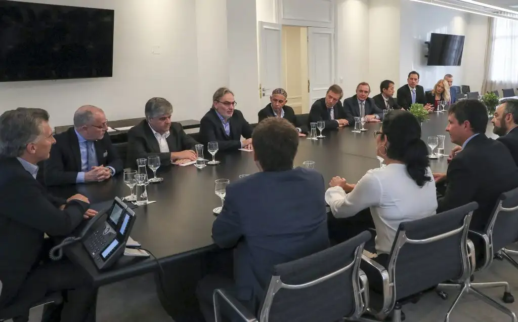 El presidente Macri recibió a los directivos de empresas petroleras