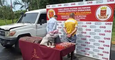 LOS AGARRARON con material explosivo en el estado Bolívar
