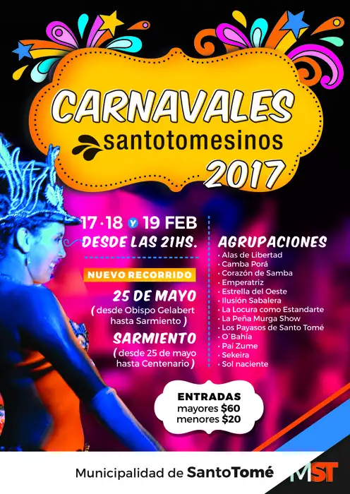 Esta noche comienzan los Carnavales Santotomesinos 2017