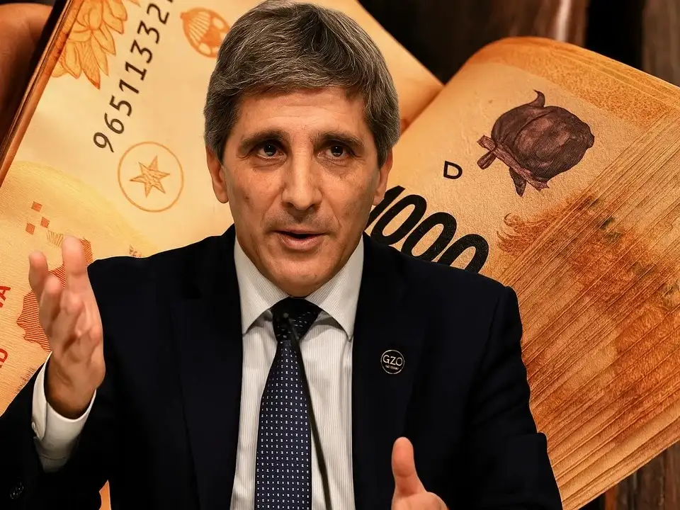 Luis Caputo,  ministro de Economía.