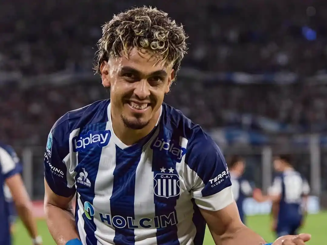 Martínez debutó con un gol en Talleres.