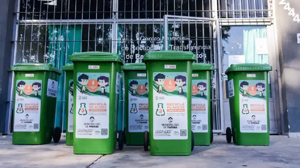 Paraná se suma a la campaña Reciclá tu Aceite