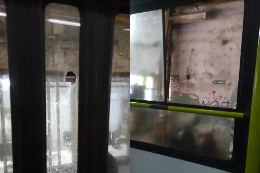 Atacaron un colectivo de la línea 112 en zona oeste: investigan si se trató de disparos