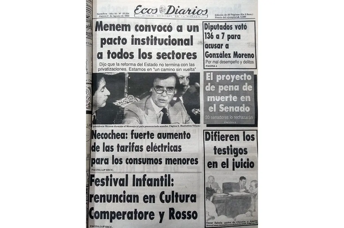 Jueves 2 de agosto de 1990