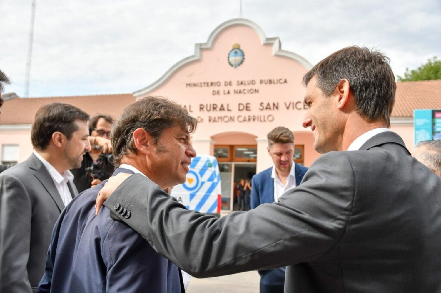 Kicillof inaugura en San Vicente una base de la Fuerza Barrial de Aproximación