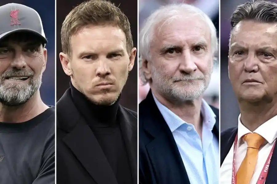 Klopp, Nagelsmann, Völler y Van Gaal son candidatos para dirigir Alemania