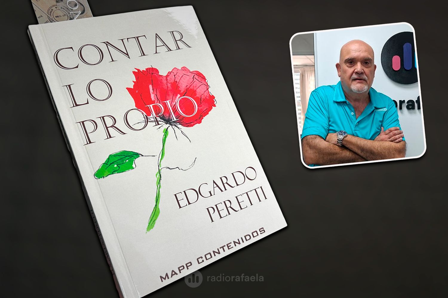 Edgardo Peretti presentó “Contar lo propio”, un libro atravesado por la memoria del periodismo rafaelino